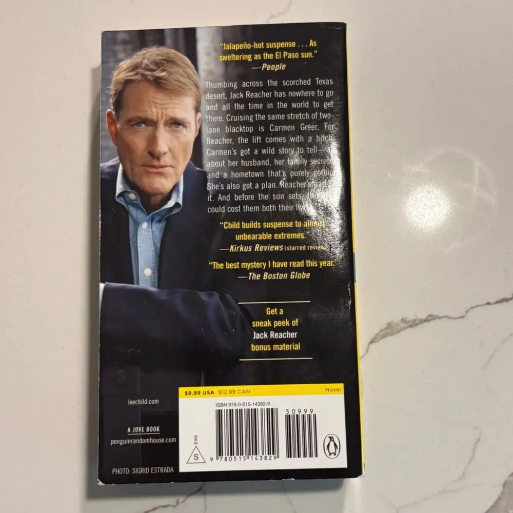 Lee Child Reacher Books Blue Moon Echo Burning Paperbacks